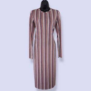 Zara Trafaluc L/S Striped Dress